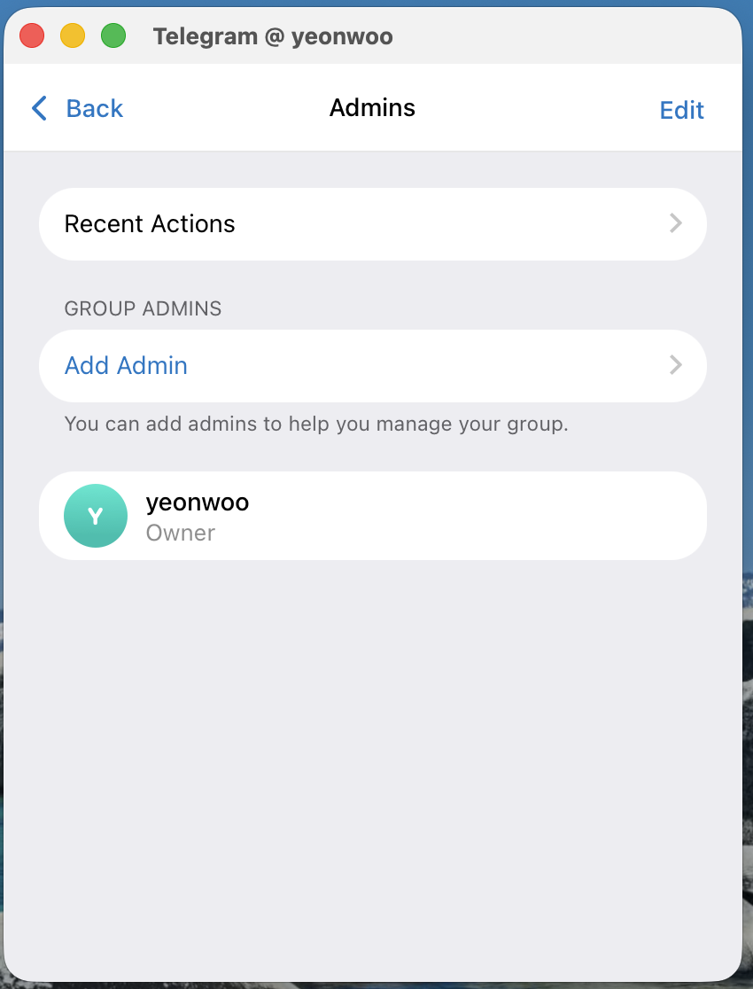 Administrators → Add Admin