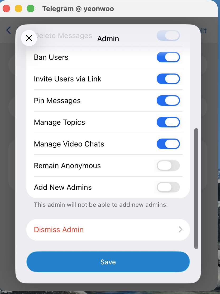 Manage Topics ON 재확인 (필수)