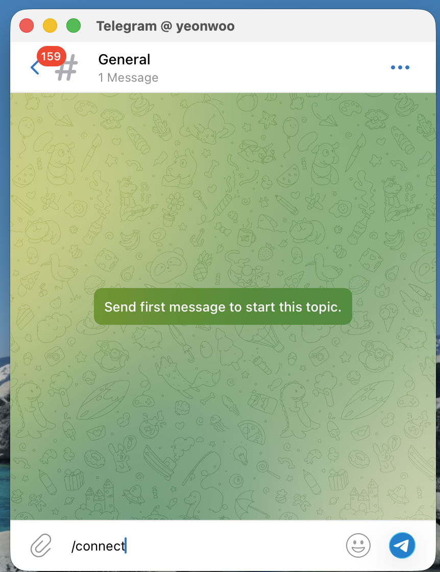 General 토픽에서 /connect